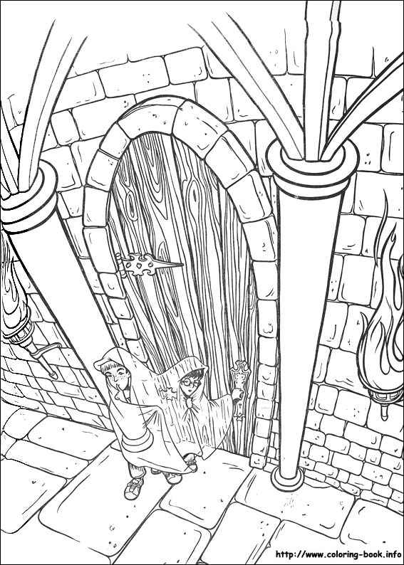 Harry Potter coloring picture